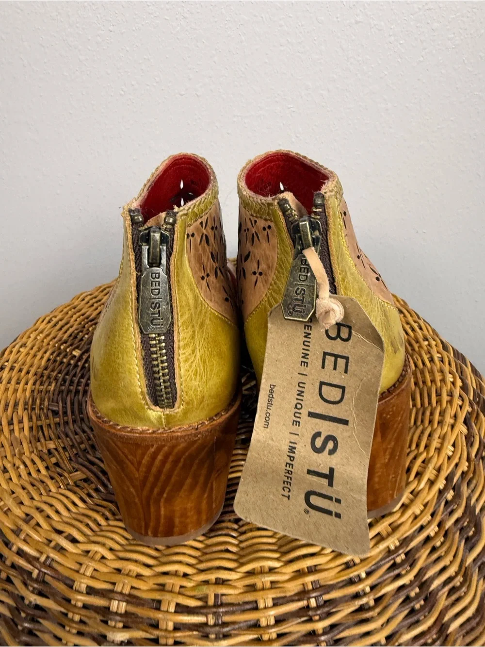Bed Stu Locket Wedge Sandals - 10